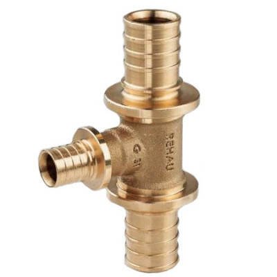 Тройник аксиальный латунный 2024 MX 25 x 20 x 20 редукционный