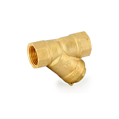 Фильтр косой латунный OPTIMAL ВВ 3/4 600 мкм с отверстием для пломбировки