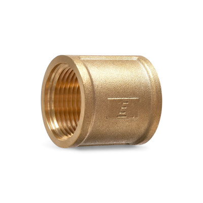 Муфта резьбовая латунная Metalit CN ВВ 1/2 прямая