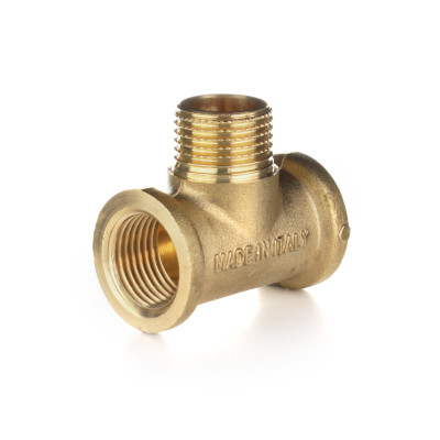 Тройник резьбовой латунный Metalit ВНВ 1.0 прямой