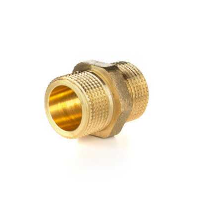 Ниппель резьбовой латунный Metalit НН 1.0 прямой