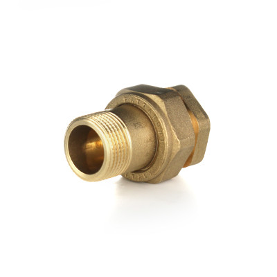 Разъемное соединение латунное американка Metalit НВ 3/4 прямое с плоским уплотнением