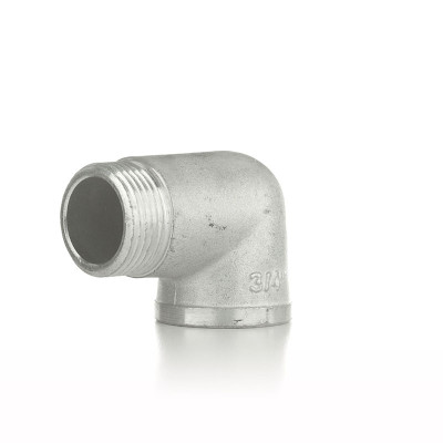 Угол 90 латунный Metalit НВ 3/4 прямой никелированный