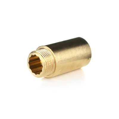Удлинитель резьбовой латунный Metalit НВ 3/4 80 мм