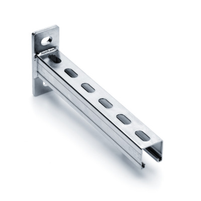 Консоль монтажная 41 x 41 x 2,0 x 200 мм, с односторонней перфорацией