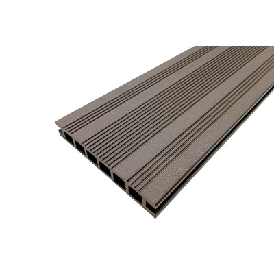 Террасная доска шовная венге 165 x 23.5 x 4000