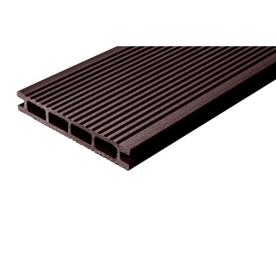 Террасная доска шовная 150 x 23.5 терракот