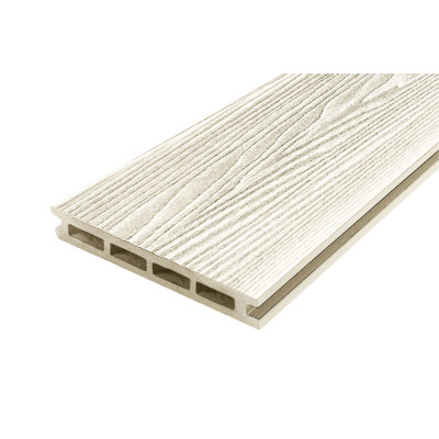 Террасная доска Light Esthetic Wood слоновая кость 145 x 22 x 4000