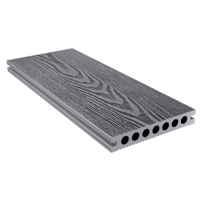 Террасная доска Business пустотелая серая 145 x 22 x 6000