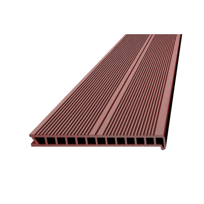 Ступень ДПК 320 x 28 x 4000 пустотелая терракот