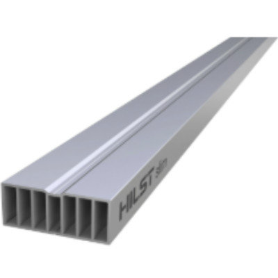 Лага 50 x 20 x 4000 с 6-ю внутренними ребрами жесткости неокрашенный алюминий