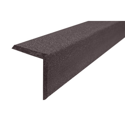 Уголок ДПК равнополочный 57 x 57 x 3000 брашинг венге