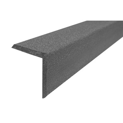 Уголок ДПК равнополочный 57 x 57 x 3000 брашинг антрацит