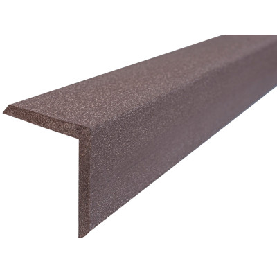 Уголок ДПК равнополочный 57 x 57 x 3000 брашинг кедр