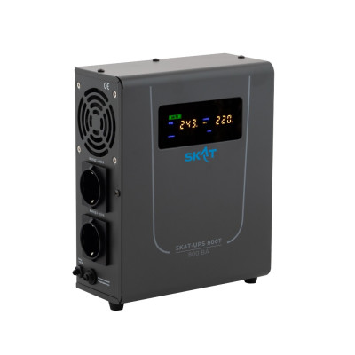 Источник бесперебойного питания SKAT-UPS 800T 220 В, 800 ВА, работает от 1 внешней АКБ