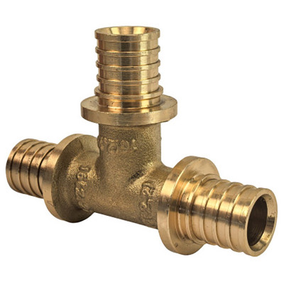 Тройник аксиальный латунный 16 прямой