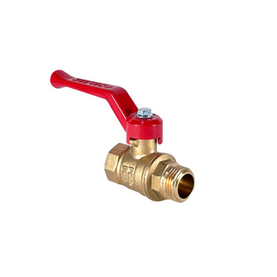 Кран шаровой N/P59 для ВОДЫ 1  1/4 ВР/НР ручка-рычаг, латунный VALFEX 11Б27фт1М (16/4)