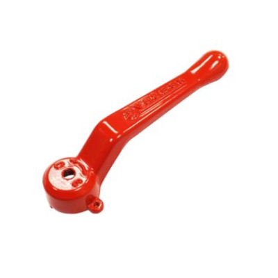 Ручка-рычаг N/P59 под пломбу для крана ВОДА 25/32 (160/40/10) КРАСНАЯ