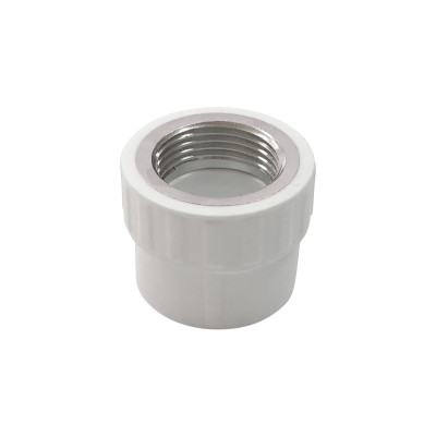 Муфта полипропиленовая STANDART PP-R В 3/4 x 25 комбинированная белая