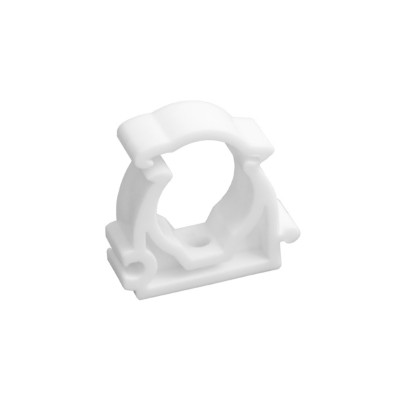 Клипса полипропиленовая с креплением 50/52 белая