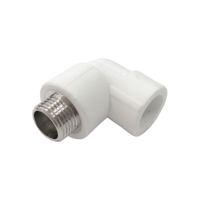 Угол 90 полипропиленовый STANDART PP-R Н 1/2 x 20 белый