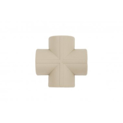 Крестовина полипропиленовая STANDART PP-R 20 серая